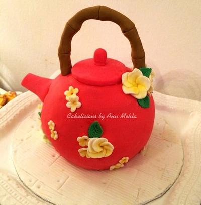 Simple Tea pot cake - Cake by Cakelicious by Anu Mehta