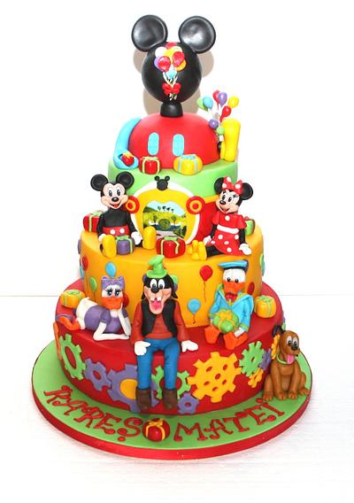 Mickey & friends - Cake by byVanda