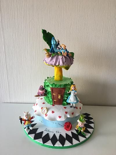 Alice in wonderland - Cake by MisCosasPreciosas