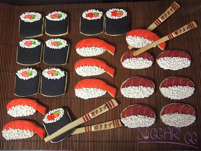 Sushis cookies - Cake by suGGar GG