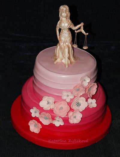 Ombre cake - Cake by katarina139