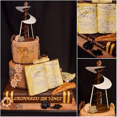 Leonardo Da Vinci  - Cake by DonatellaCito
