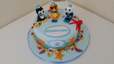 A cute octanaughts cake for a Brighouse Customer. - Cake by Simply Cakes By Caroline
