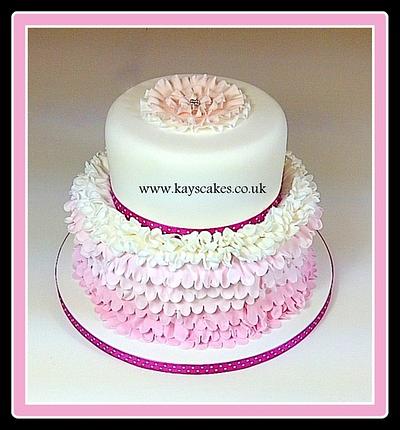 Ruffle Cake - Cake by Kays Cakes
