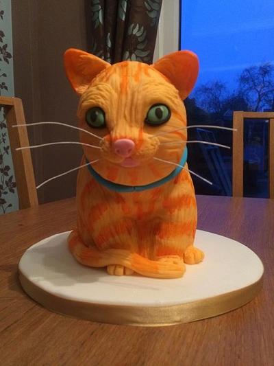 Charlie the Ginger Cat - Cake by forgecakes