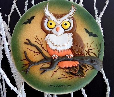 My Halloween Magic Owl! - Cake by The Cookie Lab  by Marta Torres