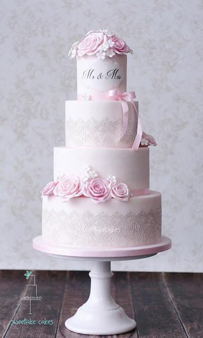 Classic wedding cake - Cake by Tamara