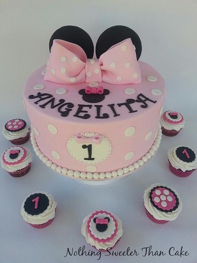 Minnie 1st birthday - Cake by Kylie @ Nothing Sweeter Than Cake