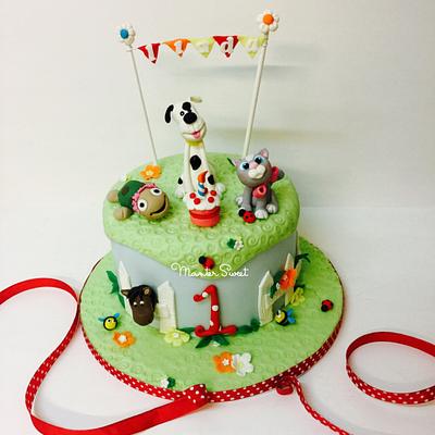 First birthday - Cake by Donatella Bussacchetti