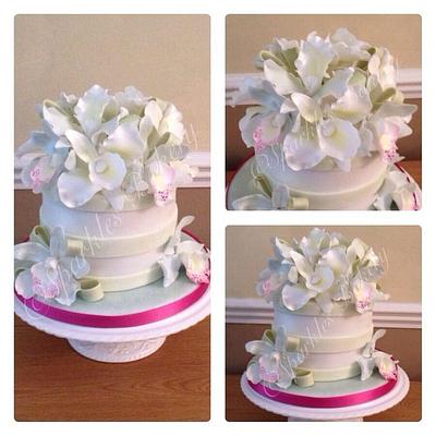 Orchid cake - Cake by Karen