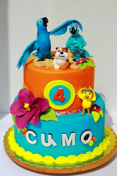 RIO movie cake - Cake by laskova