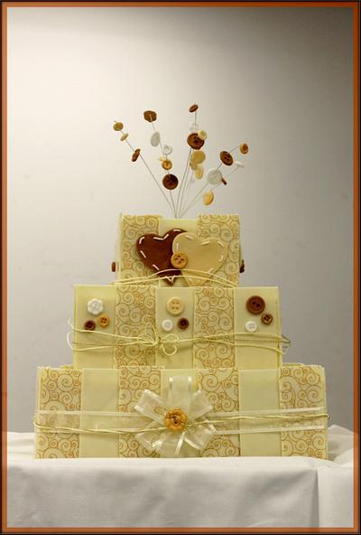 First wedding cake! - Cake by Fottka