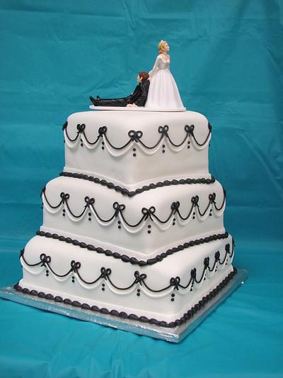 Black Tie Affair - Cake by Lacey Deloli