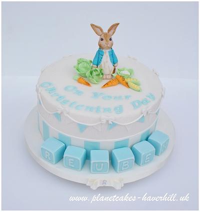 Peter Rabbit Christening Cake - Cake by Planet Cakes