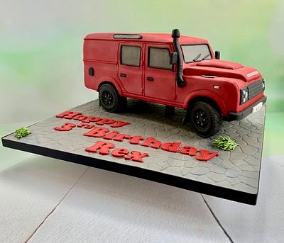Land Rover 110 - Cake by Canoodle Cake Company