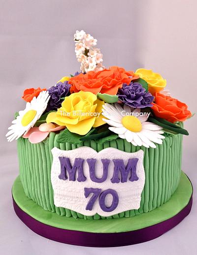 Bunch of flowers - Cake by The Billericay Cake Company