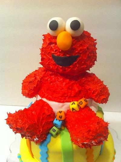 Elmo Babyshower Cake - Cake by Nikki Belleperche