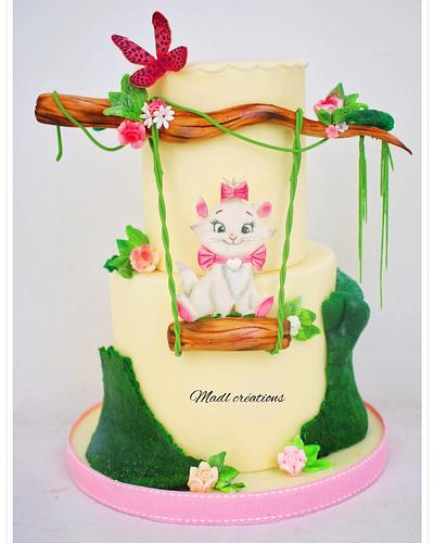 Aristocats cake japonais - Cake by Cindy Sauvage 