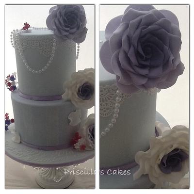 90th birthday cake - Cake by Priscilla's Cakes