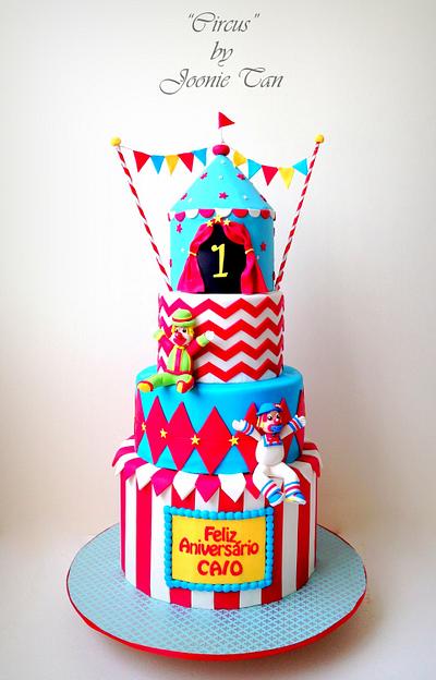 Circus Cake  - Cake by Joonie Tan