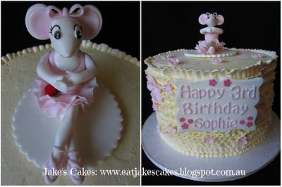Angelina Ballerina Cake - Cake by Jake's Cakes