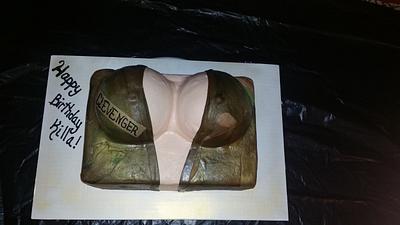 Marine vet birthday - Cake by The Divine Goody Shoppe