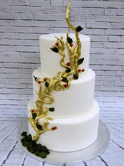 Winter Wedding Cake - Cake by Sabrina Campbell