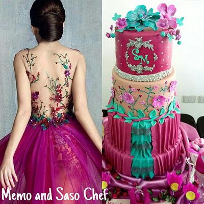 engagement cake  - Cake by Mero Wageeh