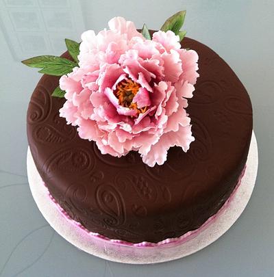 Peony Rose  - Cake by Cakesue
