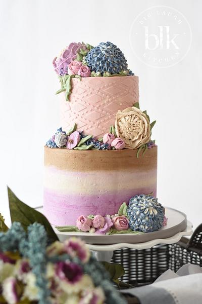 Lavender cake  - Cake by Deva Williamson 