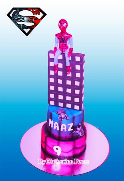 Spiderman cake - Cake by Super Fun Cakes & More (Katherina Perez)