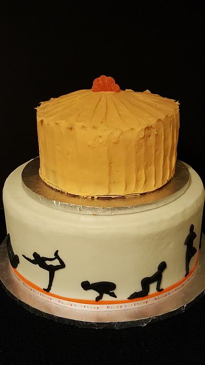Yoga birthday cake - Cake by Guppy