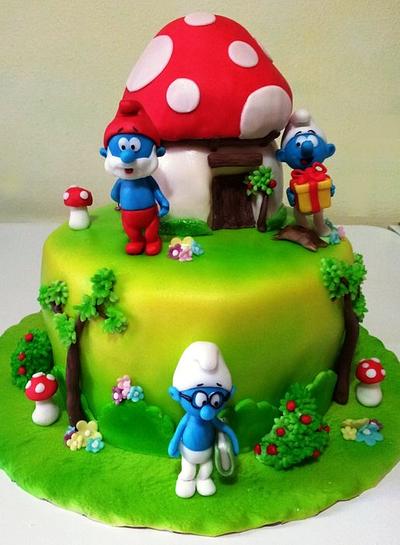 The Smurfs - Cake by giada