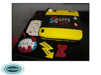 Desfibrilador - Cake by Arte docinha - cake design 