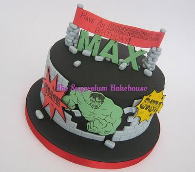 Incredible Hulk Birthday Cake - Cake by Sam Harrison