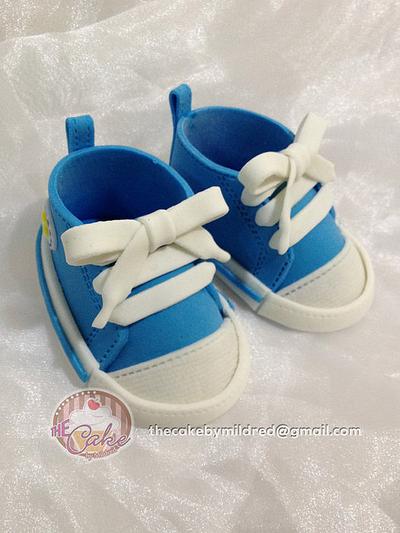 Baby sneakers for Max - Cake by TheCake by Mildred