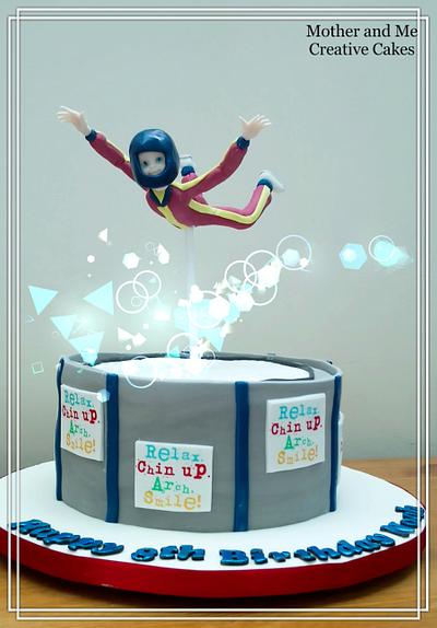 Cake tag: skydiving - CakesDecor