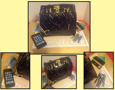 Michael Kors Purse Cake - Cake by Tracy's Custom Cakery LLC