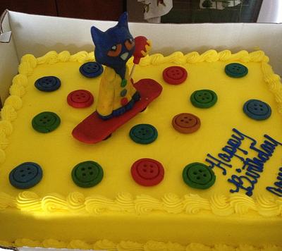 Pete the cat cake - Cake by Tuba