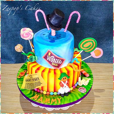 Charlie and the Chocolate Factory - Cake by Zoepop
