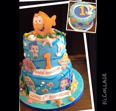 Bubble guppies first birthday  - Cake by Jaclyn Dinko