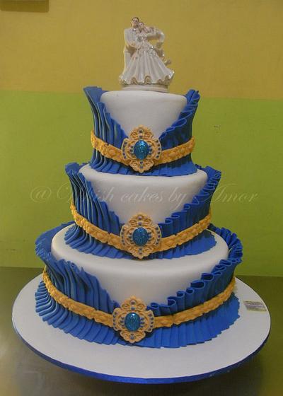 Wedding cake for Bhong and Arlyn - Cake by amor