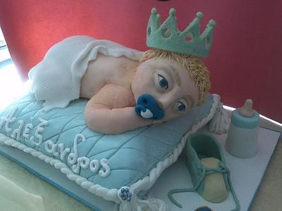 baby shower - Cake by Miavour's Bees Custom Cakes