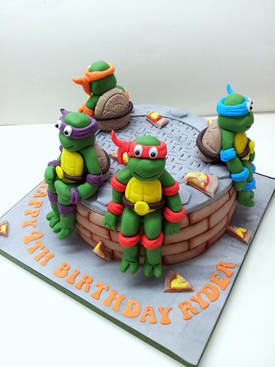 Heroes In A Half Shell - Cake by Sarah Poole