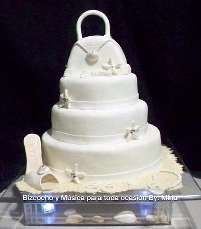 Fashion Beach Birthday, Cake - Cake by Mirlascakespr