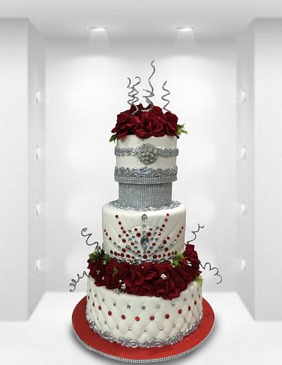 Rosey Elegance - Cake by MsTreatz