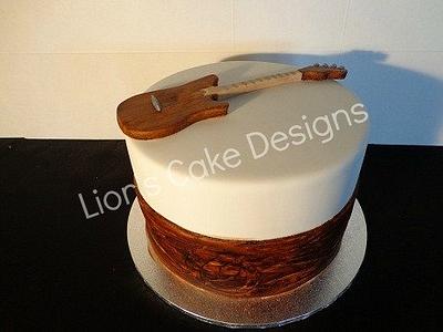 Guitar Cake - Cake by Lior's Cake Designs