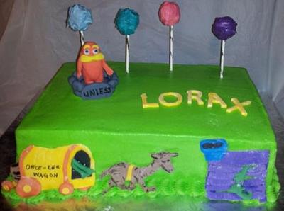 Lorax for Grandson's teacher - Cake by Kathleen