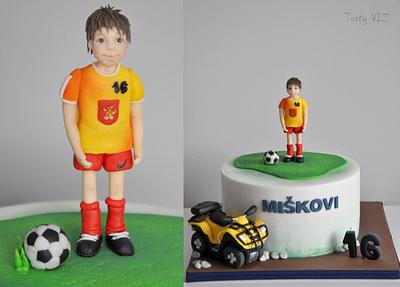 For footballer - Cake by CakesVIZ