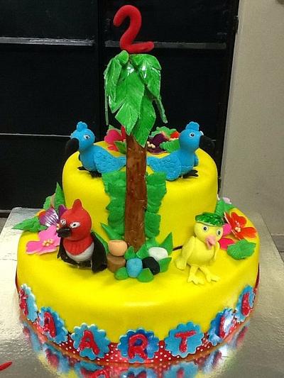 Angry birds!! RIO - Cake by Orangeoven by Infinitea 